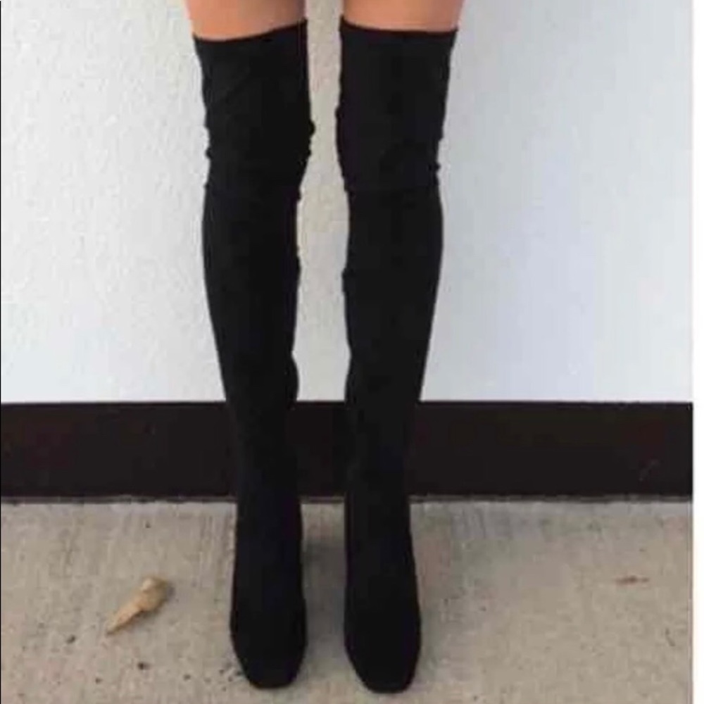 Thigh high Jeffrey Campbell boots